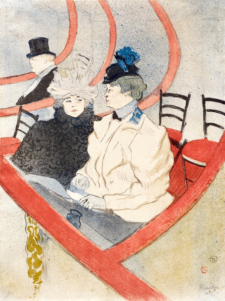 Box In The Grand Tier (1897), Henri de Toulouse-Lautrec