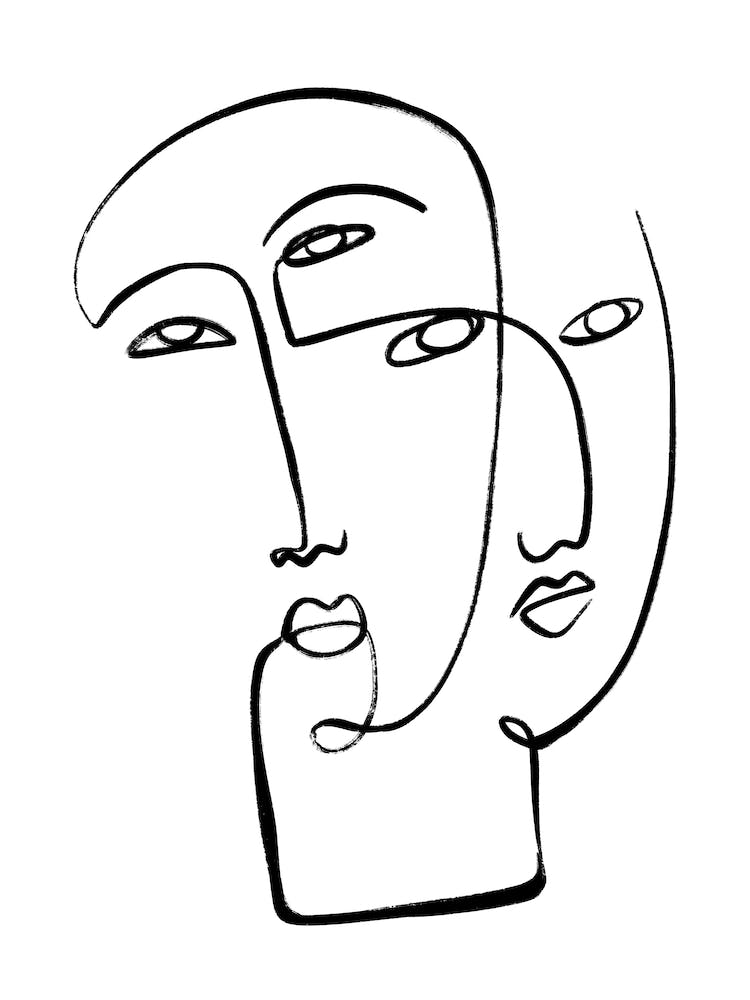 Portrait Of Two Faces