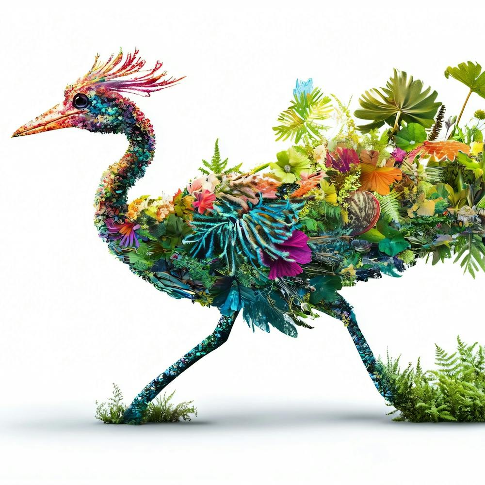 Peacock Watercolor Illustration