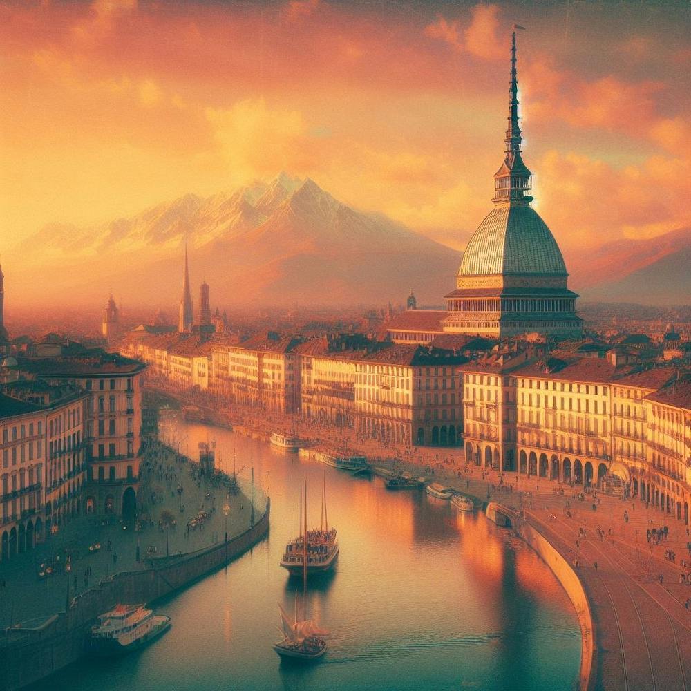 Mole Antonelliana Turin 1890 2