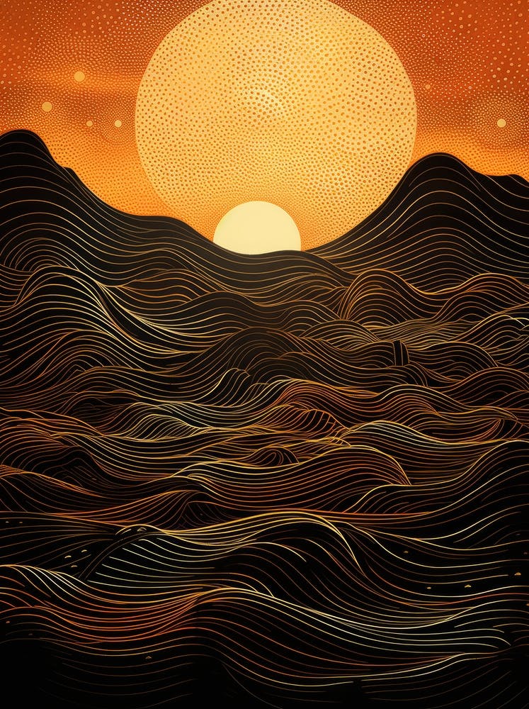 Sunset Over The Ocean 19