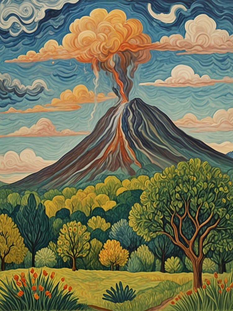 Erupting Volcano no1