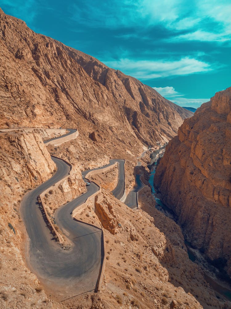 Tichka Road in the Atlas Mountains