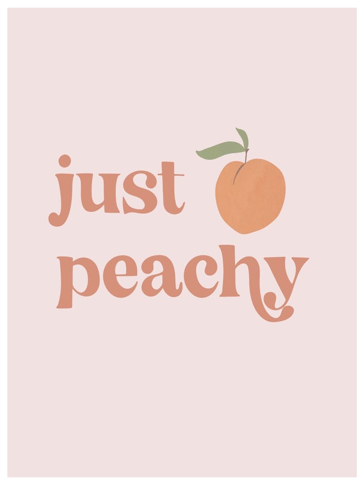 Just Peachy Retro Vintage Font 1