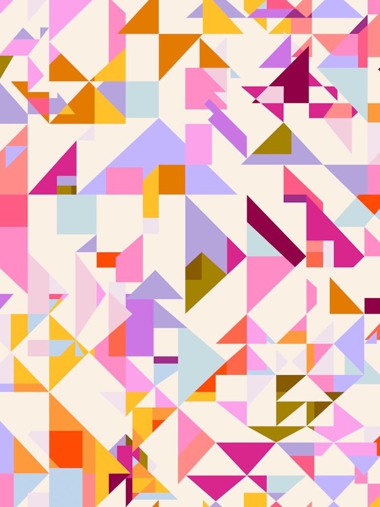 Temple Geometric - Pink