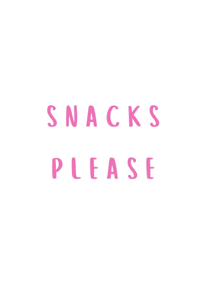 Snacks Please Pink