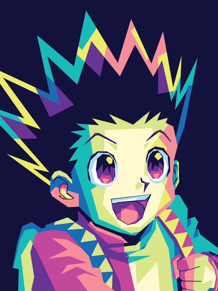 Gon Freecss Pop Art Anime