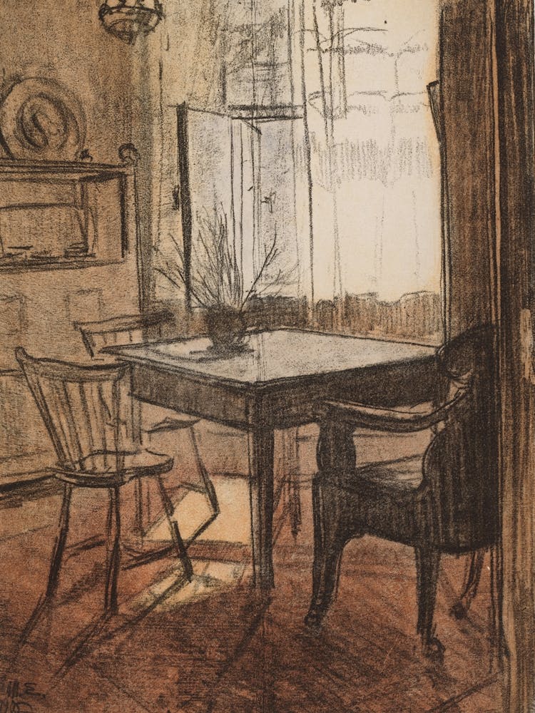 Interior, 1905, By Magnus Enckell