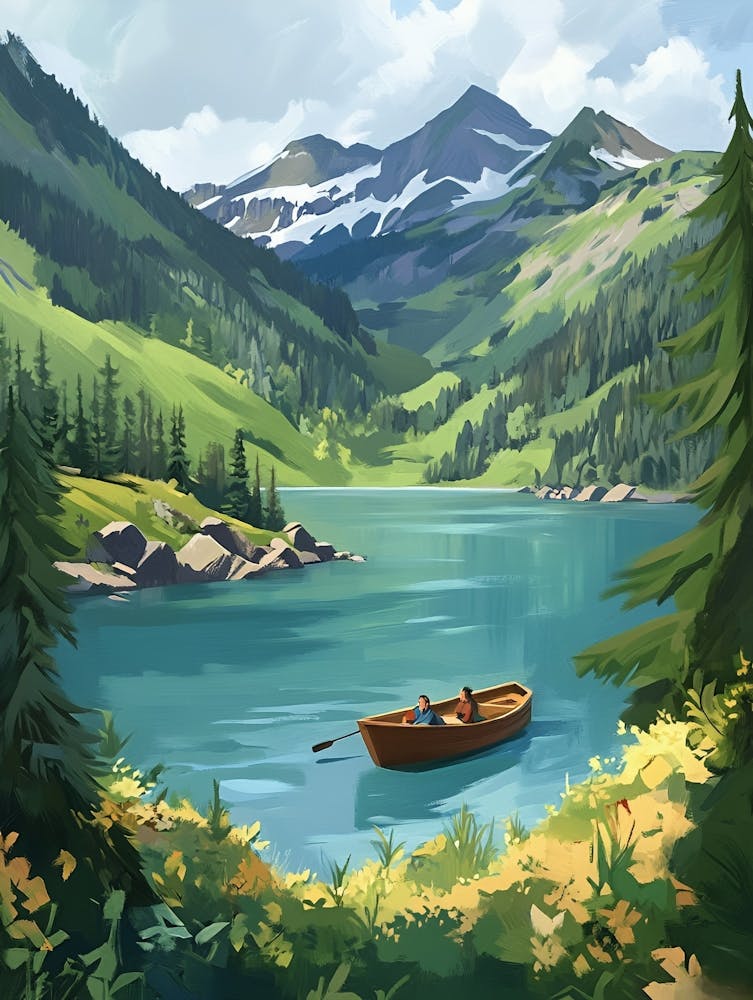 Lake In The Mountains 5