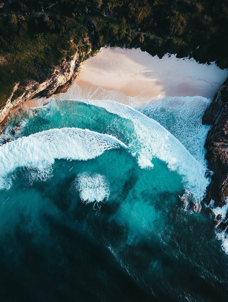 Aerial View Of A Beach 97