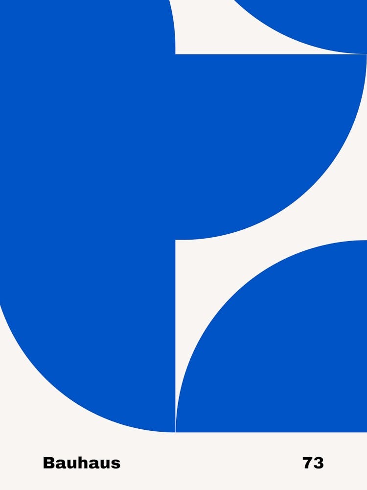 Geometric Bauhaus Poster 73