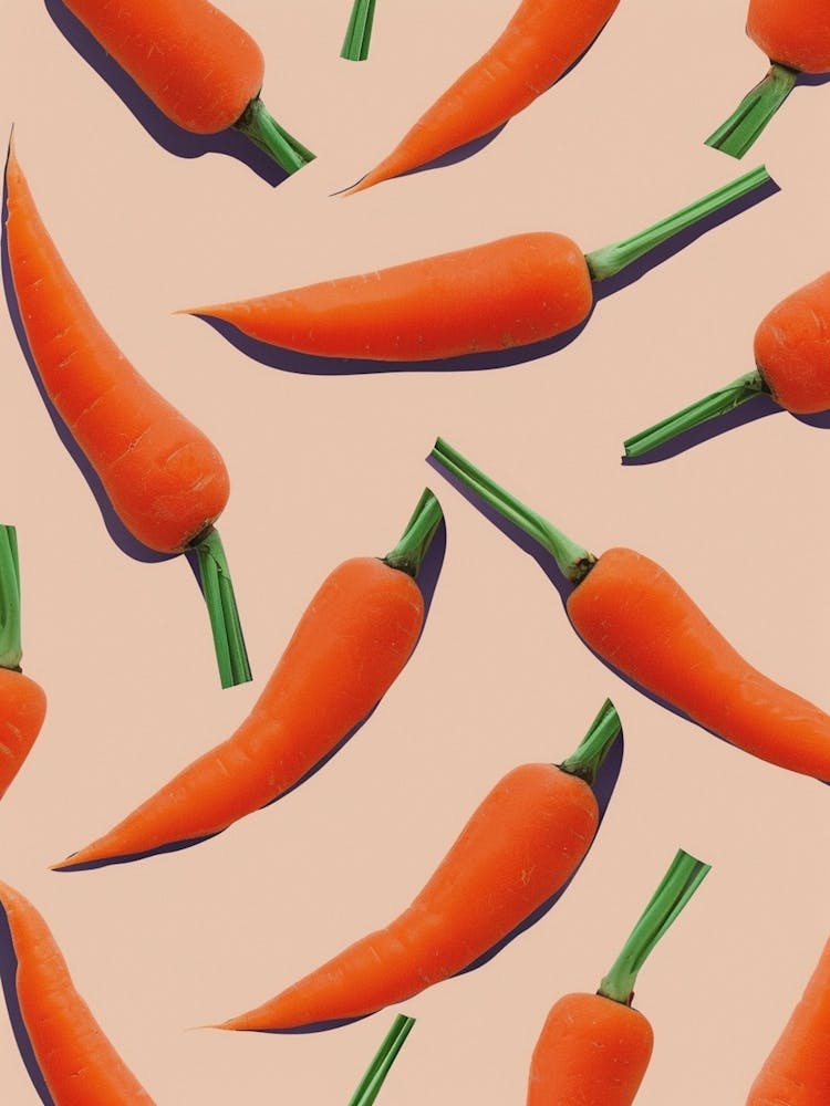 Carrots Pattern Illustration 3