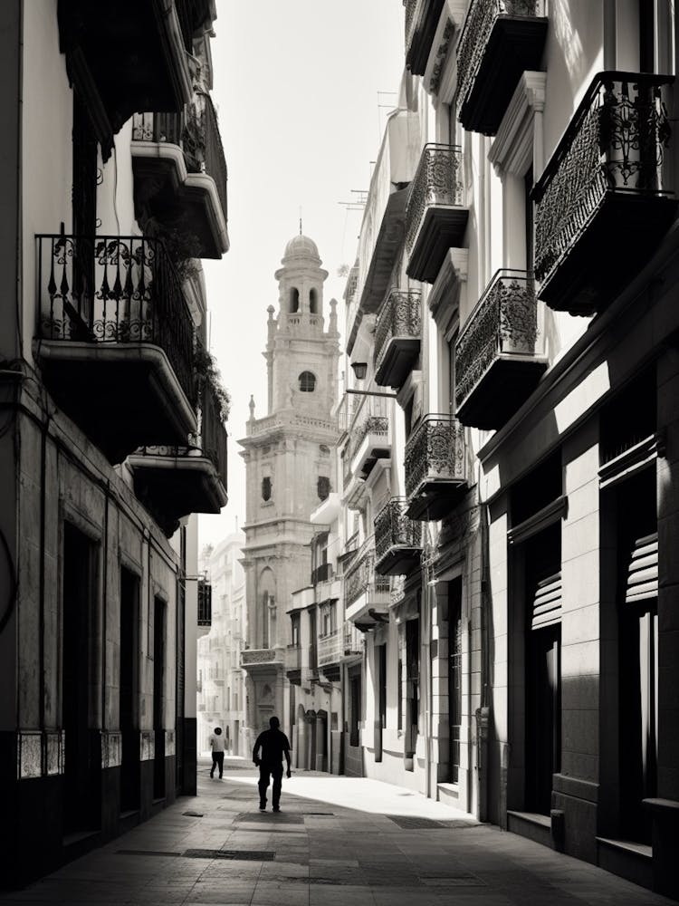 Alicante, Spain, Black And White Analogue Photography 2