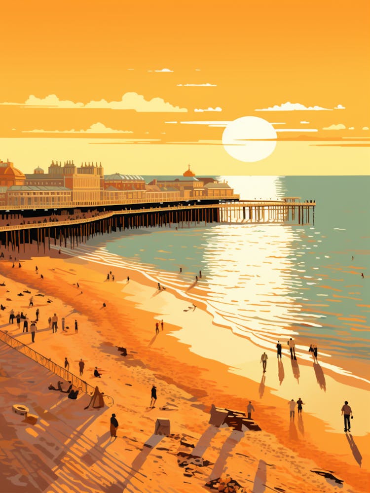 Brighton Beach Golden Tones 2