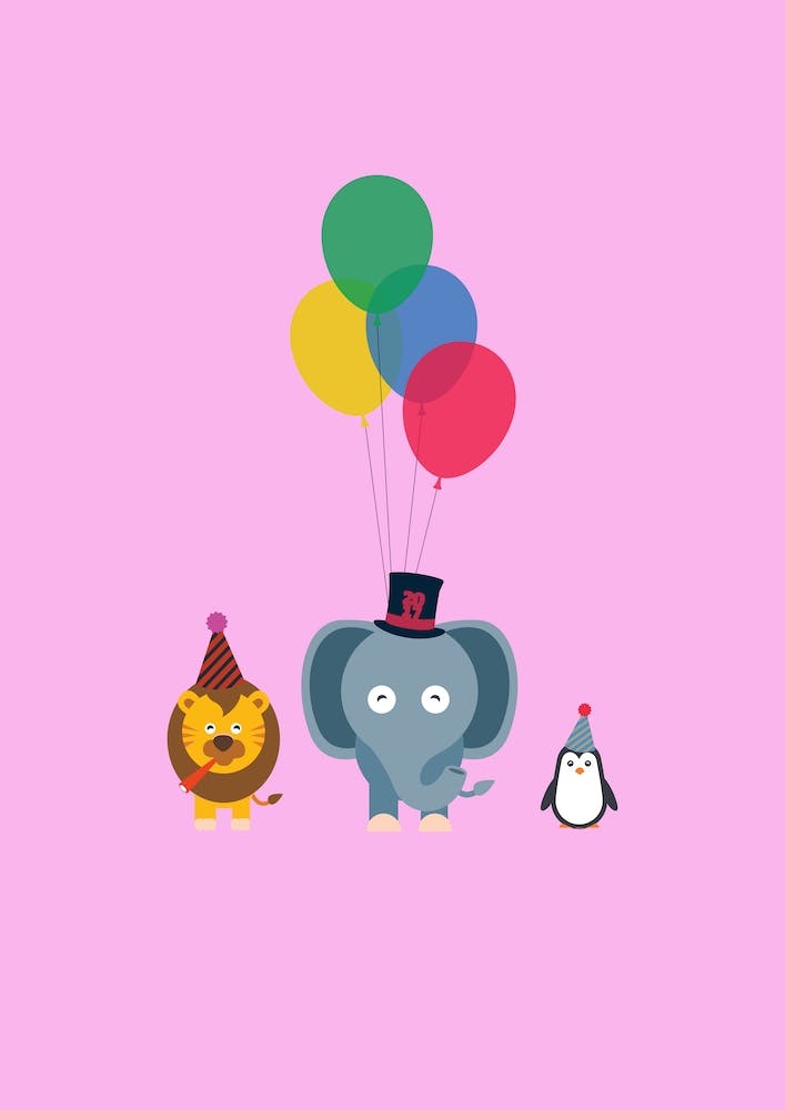 Party Animals Pink