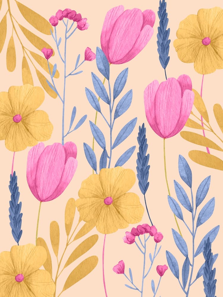 Watercolor Floral Pattern