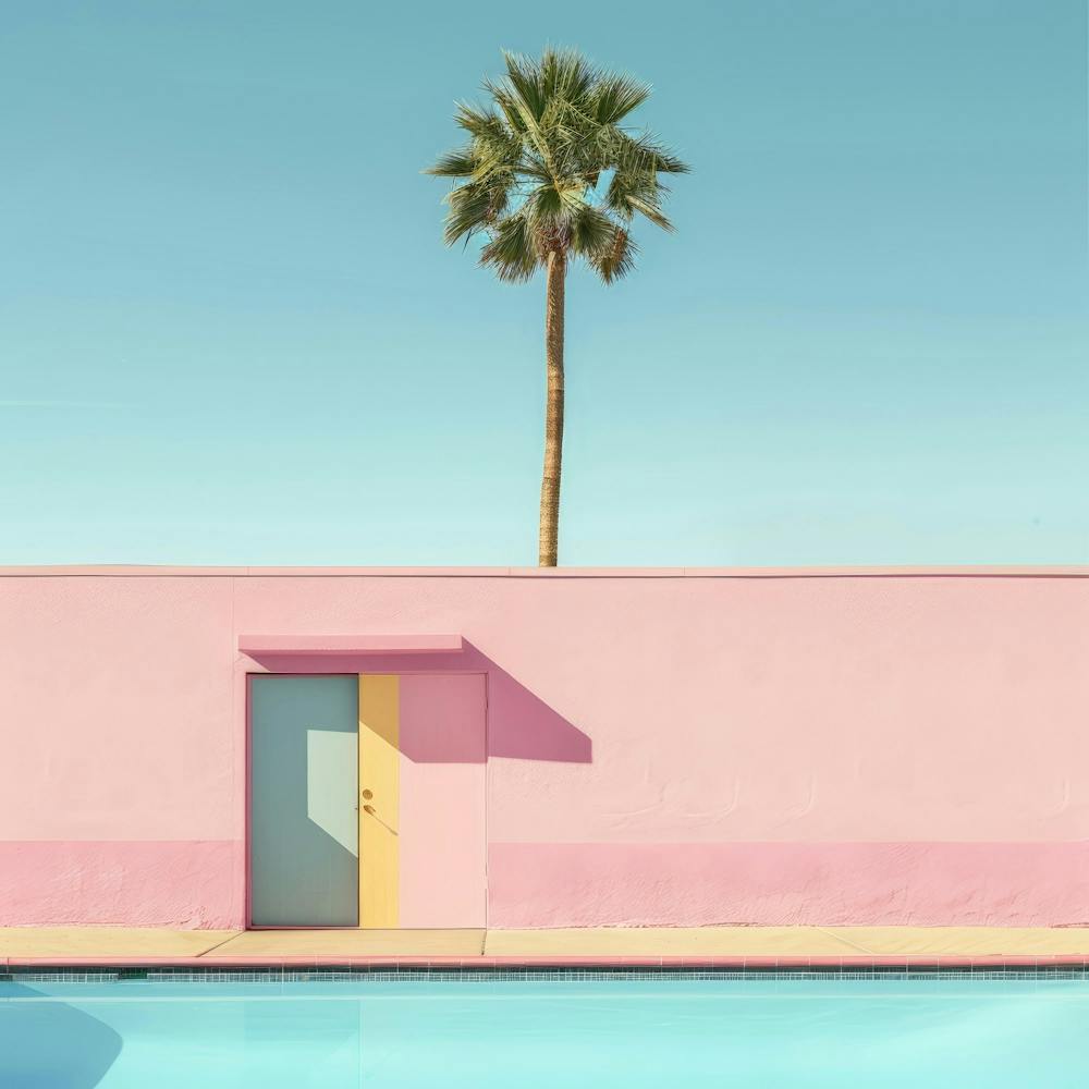 Maison Rose À Palm Springs