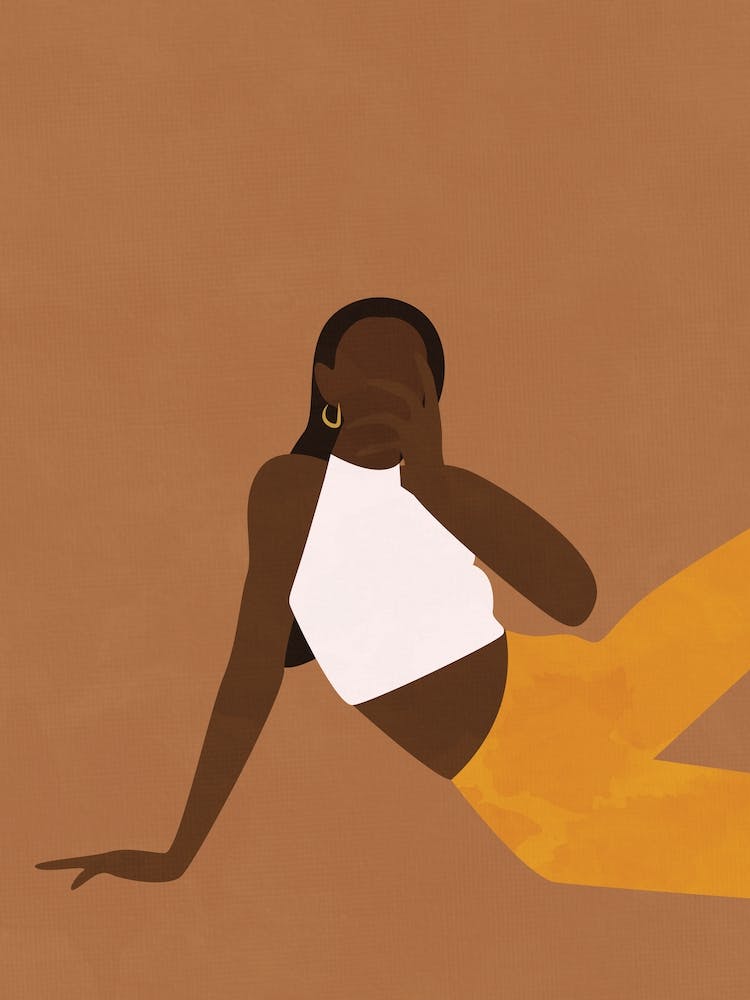 Minimalist Boho Woman