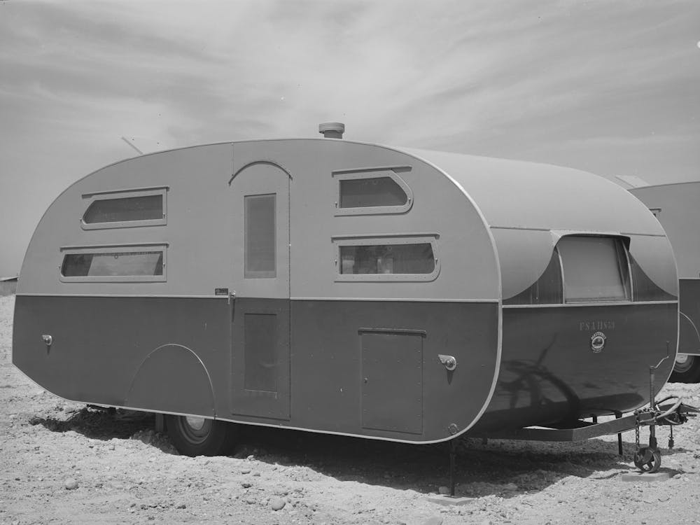 Trailers At The Fsa (Farm Security Administration) Camp For Defense Workers, San Diego, California By