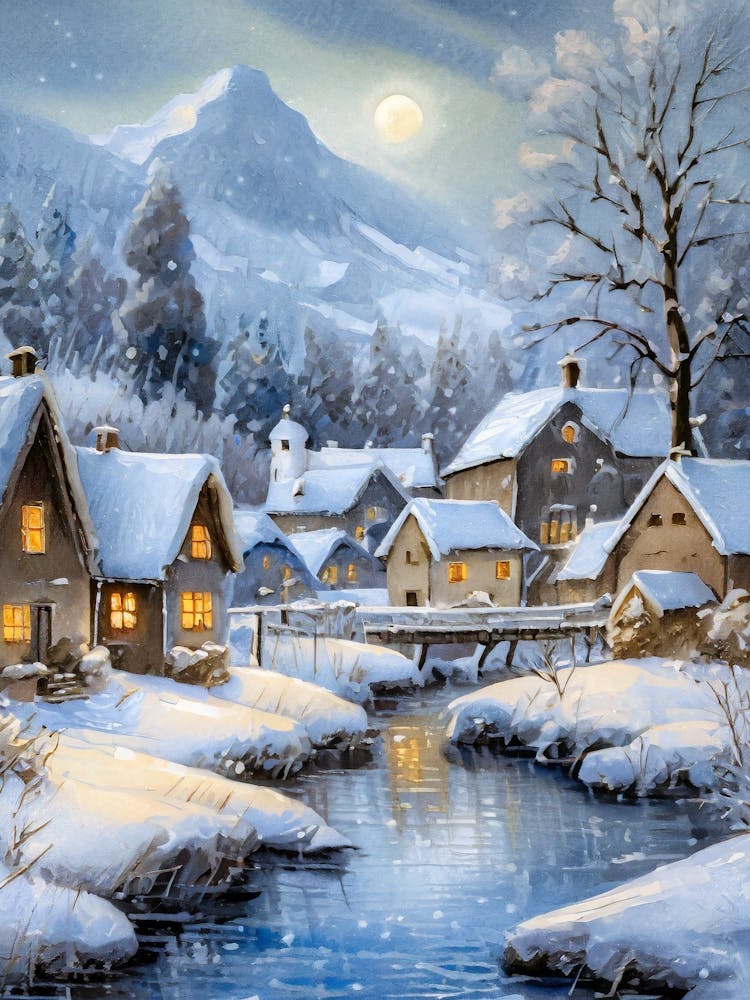The Ethereal Beauty Of A Snow Covered Scandinavian Village 1