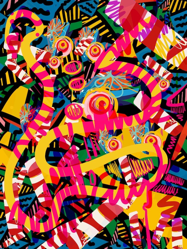 African Pop Graffiti