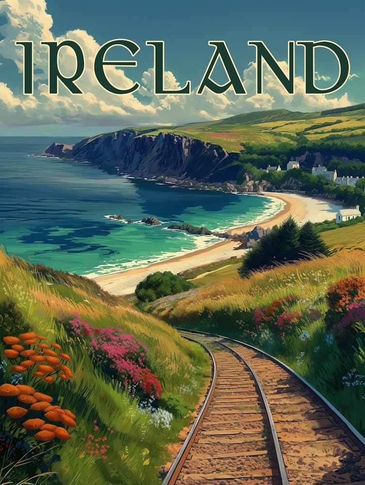 Poster Of Ireland Small