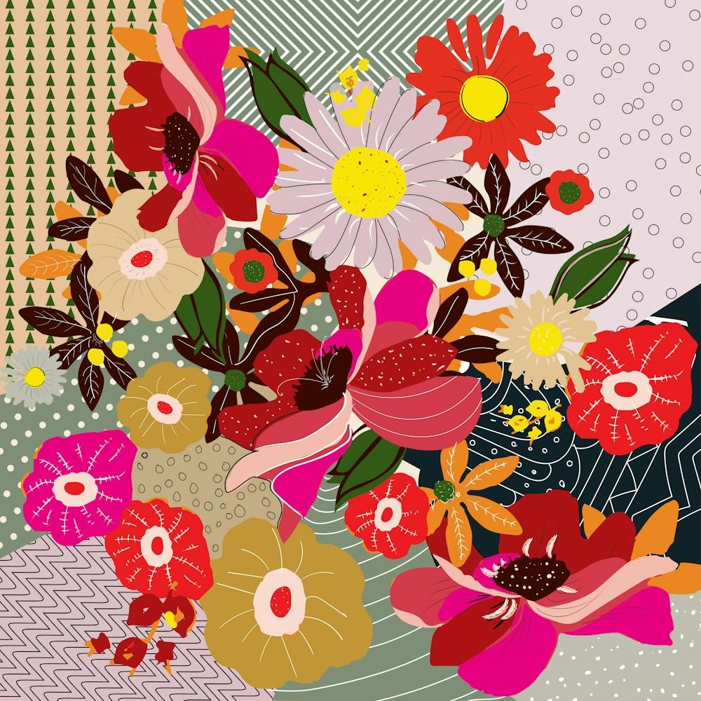 Abstract Floral Pattern 1