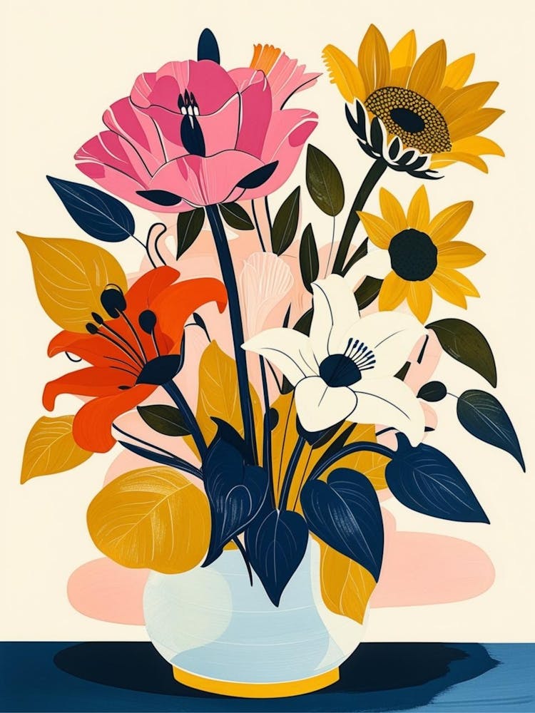 Flowers In A Vase Matisse 3