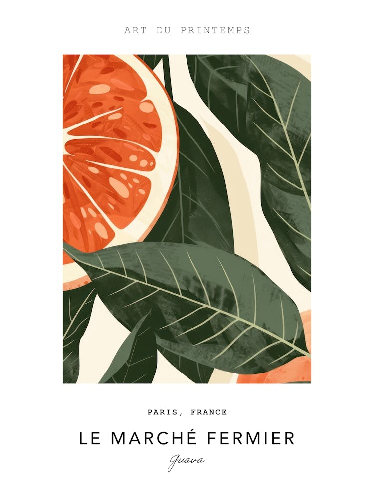 Guava Le Marche Fermier Poster 4