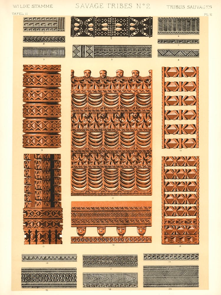 Vintage Pattern Illustration, Owen Jones                                              
