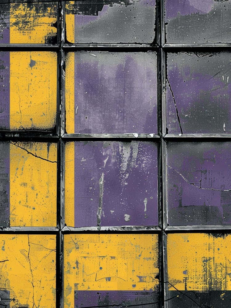 Purple And Yellow Window