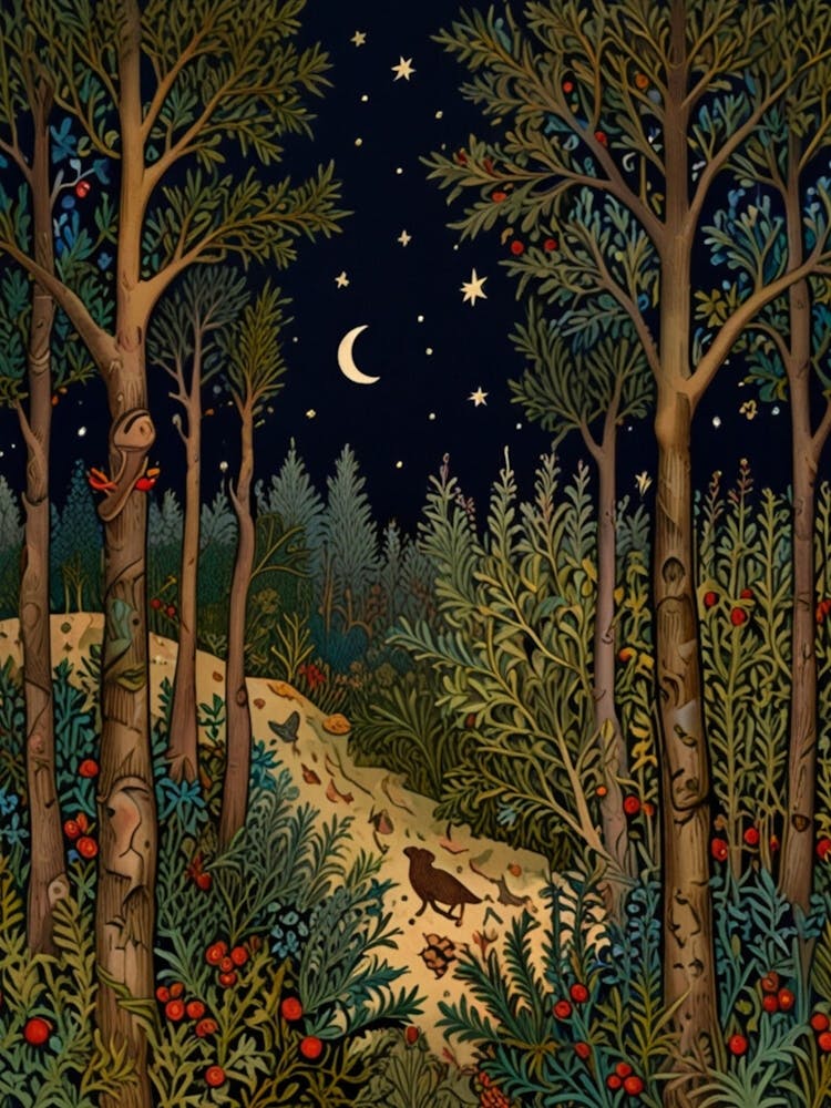 William Morris Night In The Woods 32