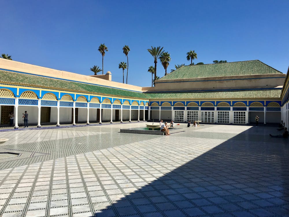 Courtyard Of The Bahia Palace