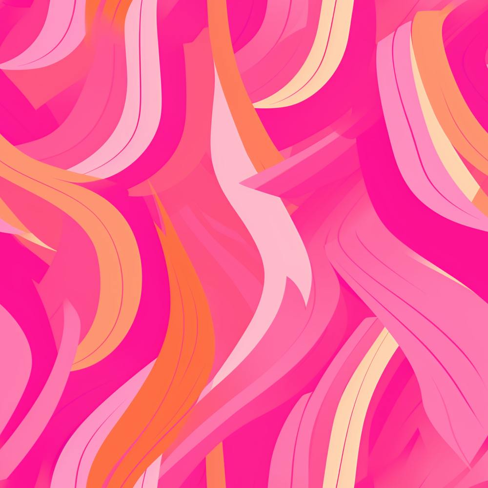 Abstract Pink Wavy Pattern