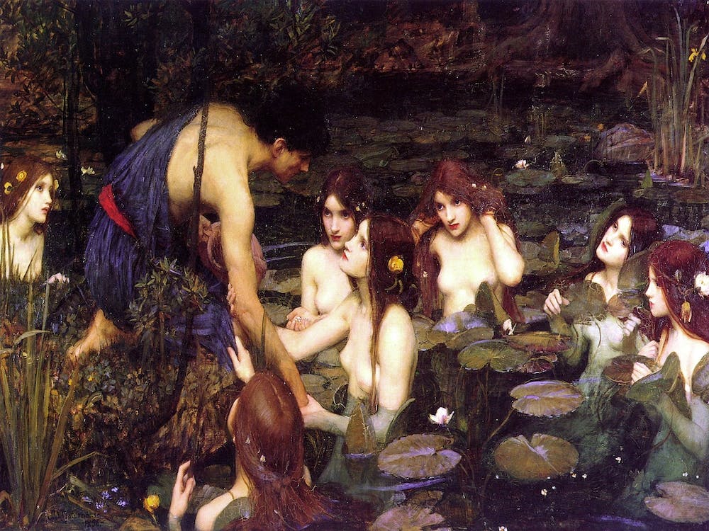 Hylas And The Nymphs, John William Waterhouse
