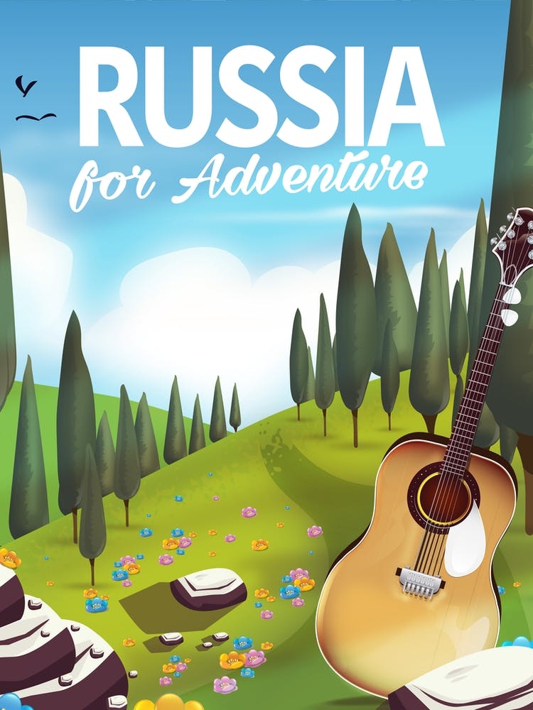 Russia For Adventure Travel poster