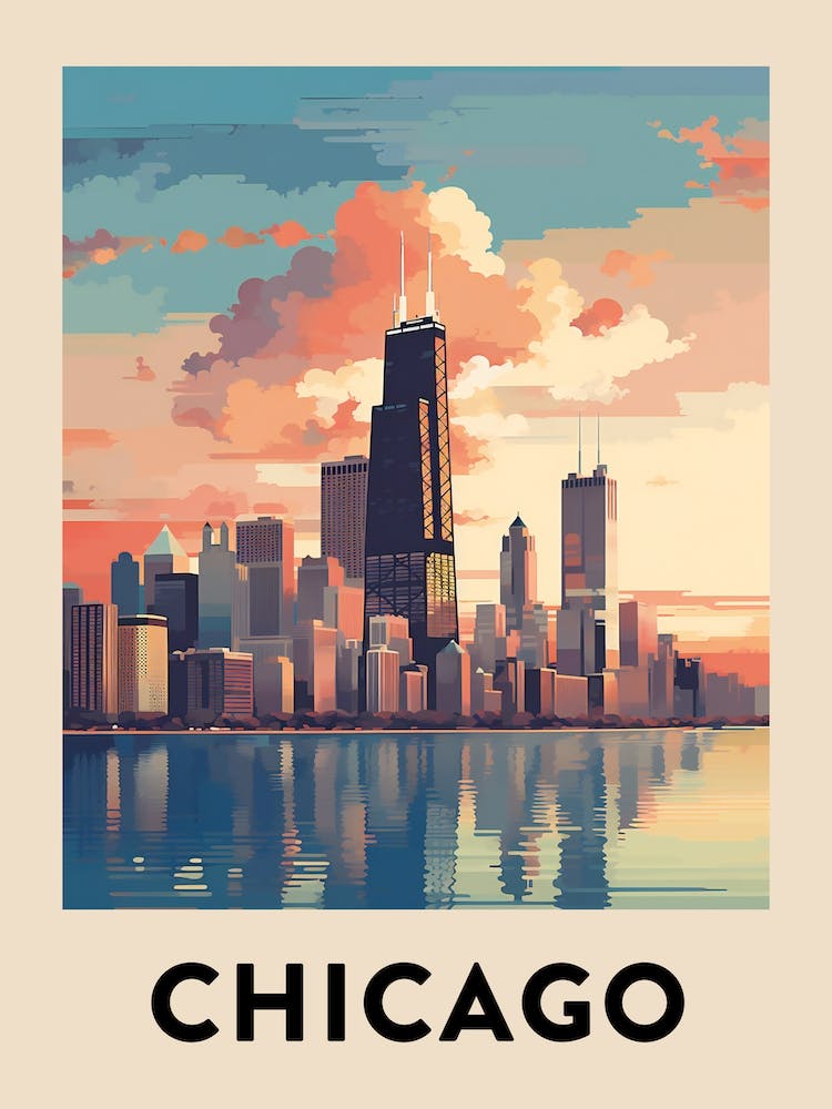 Chicago Travel Poster 12
