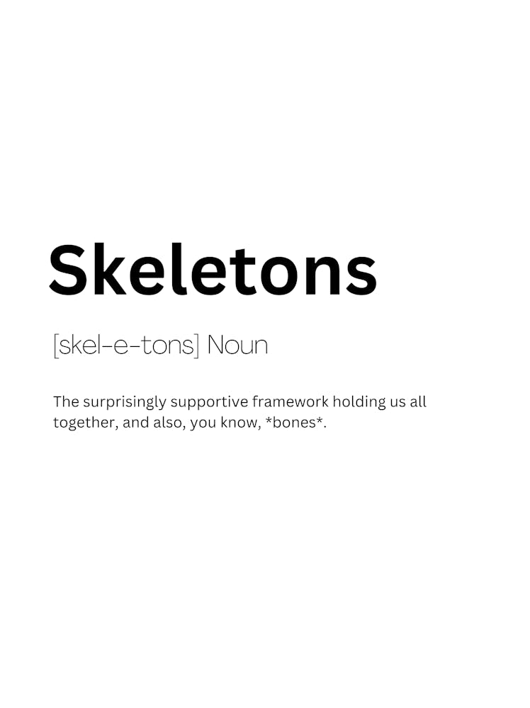 Skeletons Definition Meaning 1
