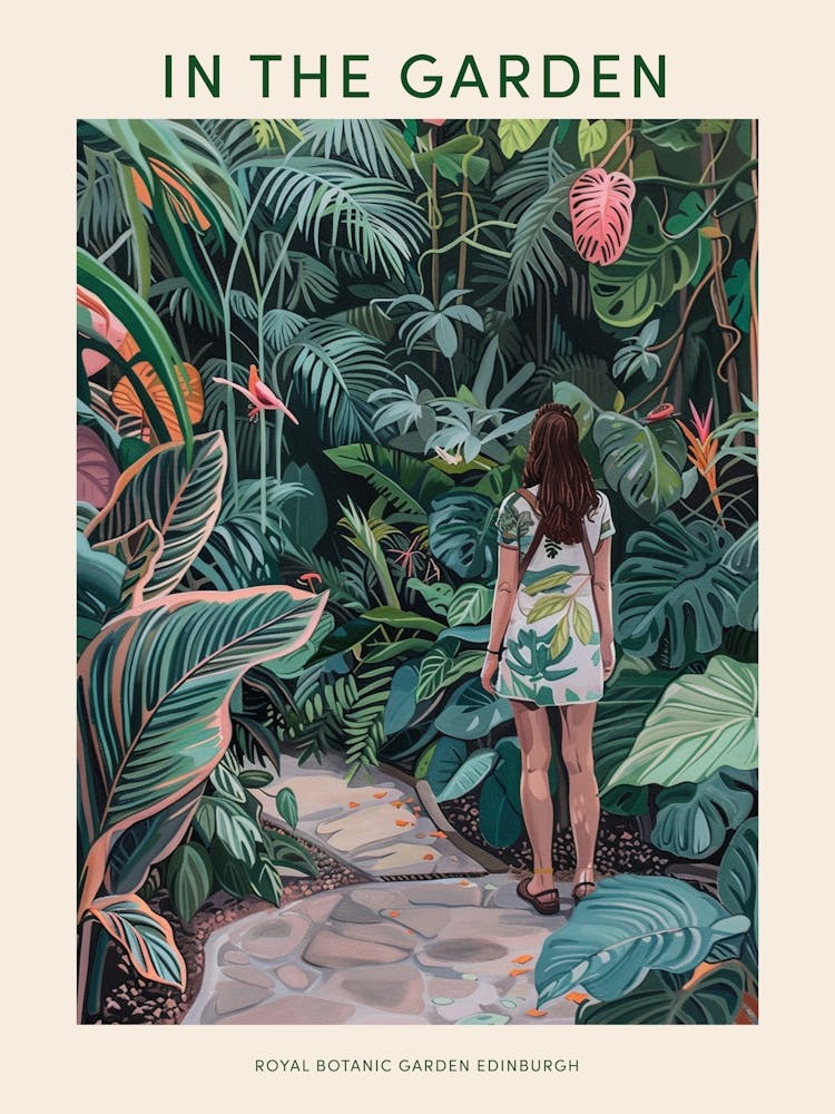 In The Garden Poster Royal Botanic Garden Edinburgh United Kingdom 11