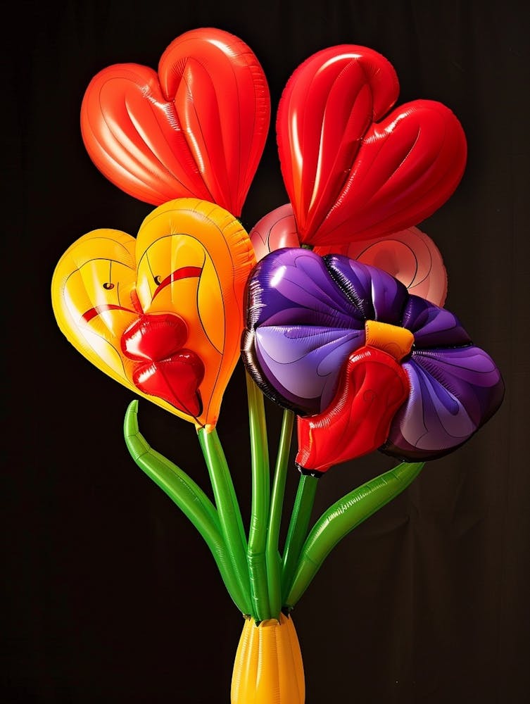 Bright Inflatable Flowers Bleeding Heart 2