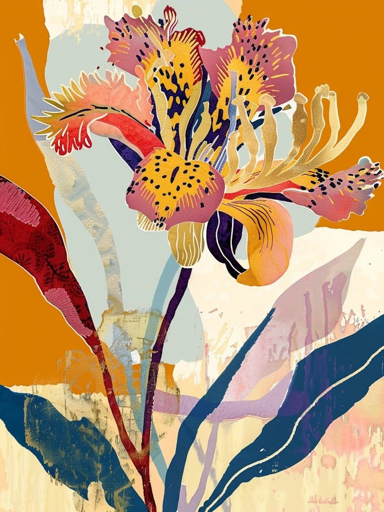 Colourful Flower Illustration Gaillardia 3