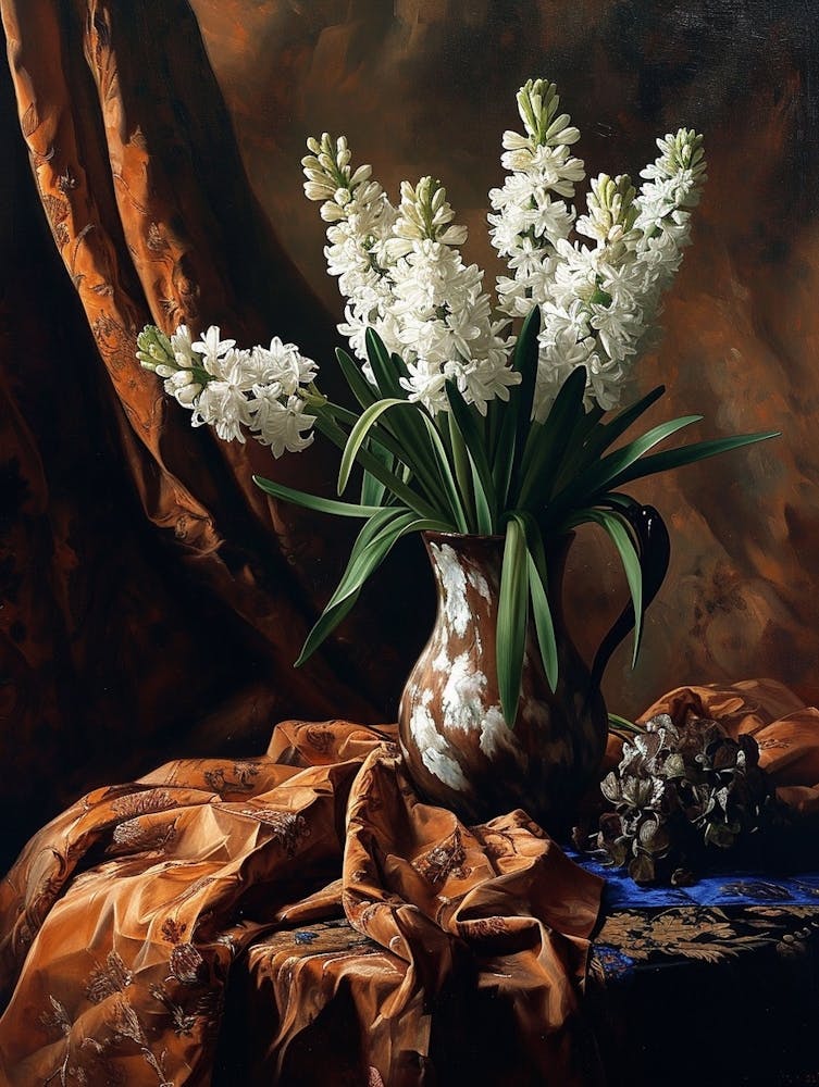 Baroque Floral Still Life Hyacinth 4