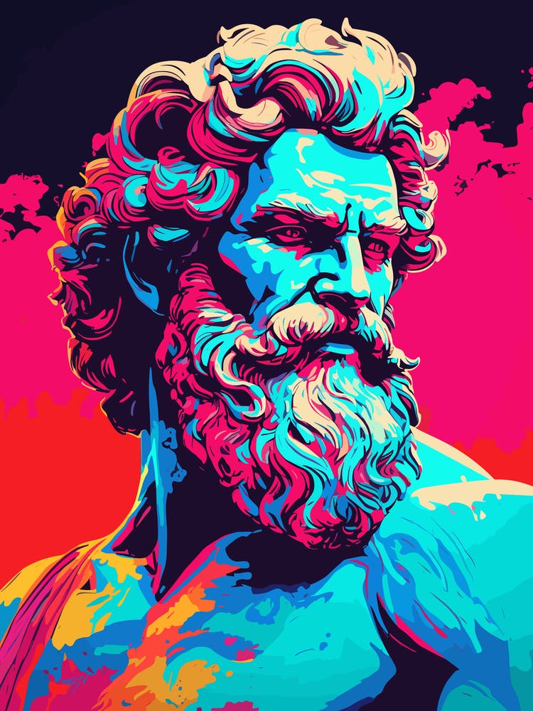 Poseidon Pop Art 5