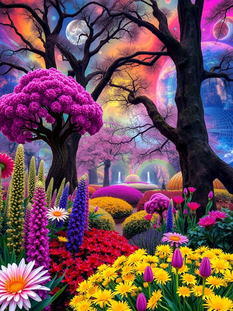 Colorful Flower Garden