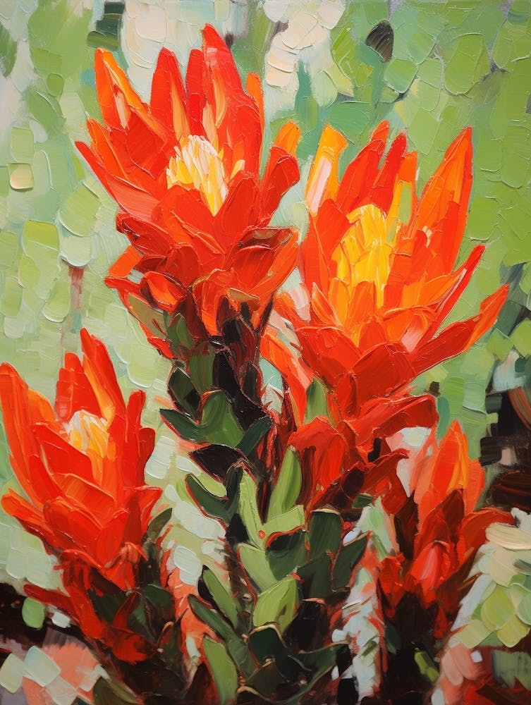 Cactus Painting Devils Tongue 1