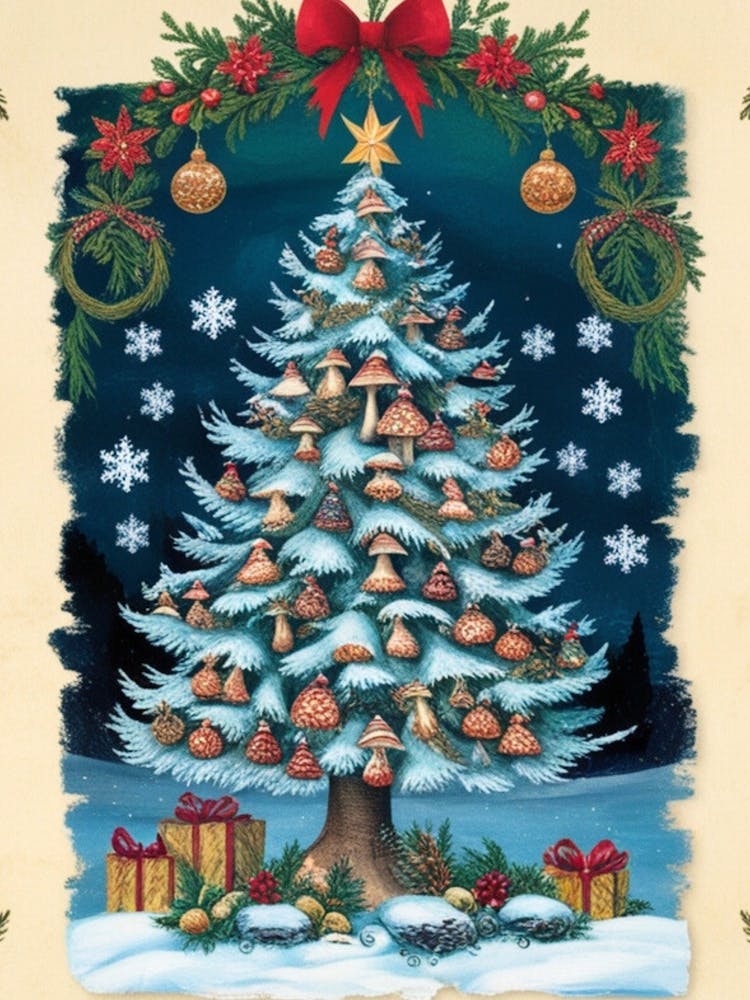 William Morris Christmas Tree 35
