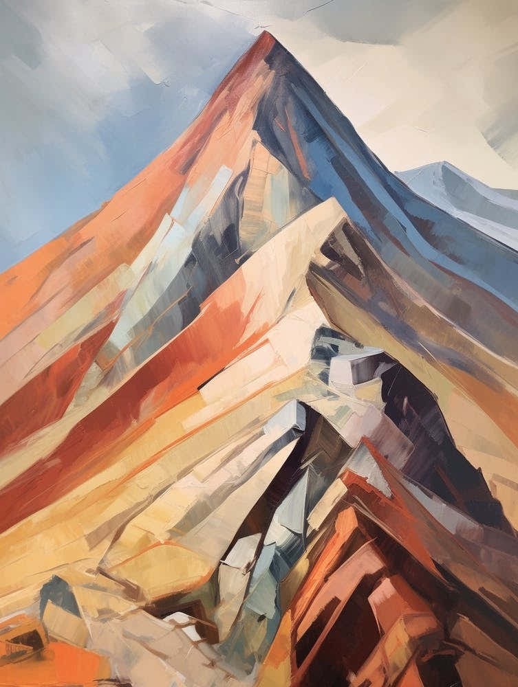 Carnedd Llewelyn Wales 4 Mountain Painting