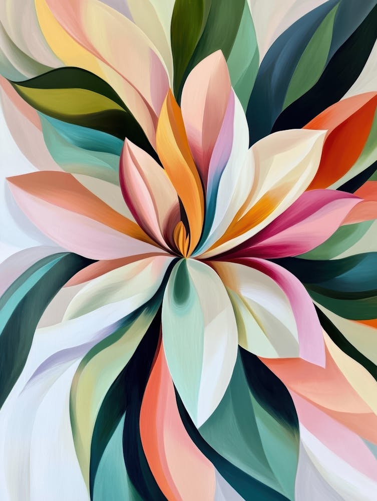 Abstract Flower Painting 31