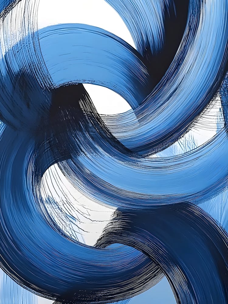 Blue Swirls