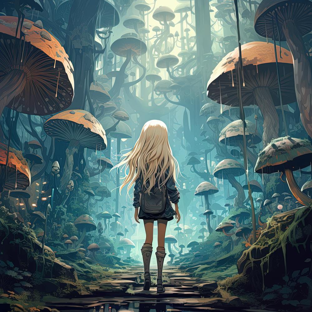 Girl In The Forest